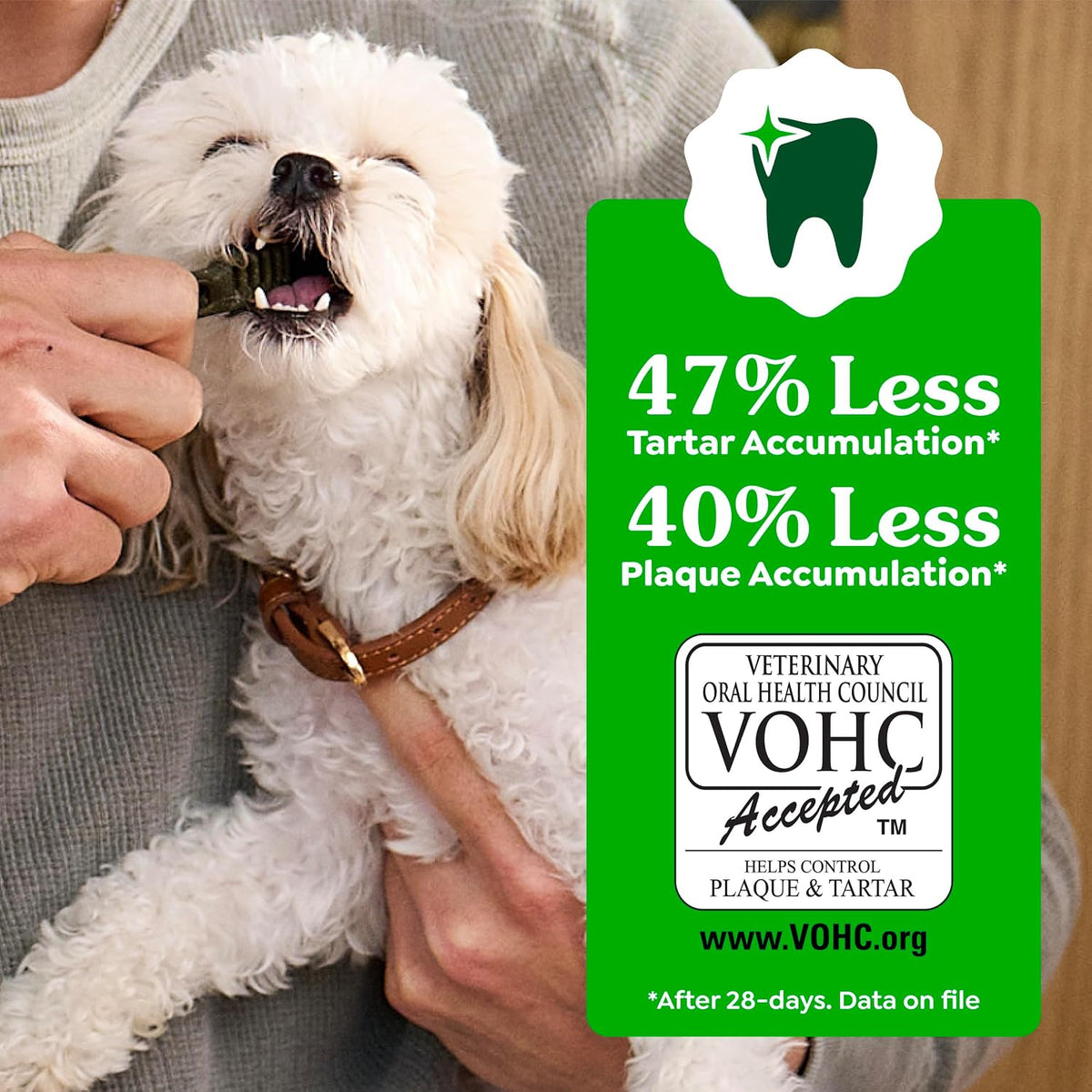 Greenies Teenie Original Natural Dental Dog Treats, Chicken, 43 Count