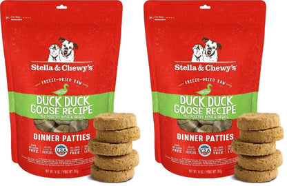 Stella & Chewy's Freeze-Dried Raw Dinner Patties - Beef Recipe - High Protein Grain-Free Puppy & Dog Food - Perfect For Picky Eaters - 25 oz