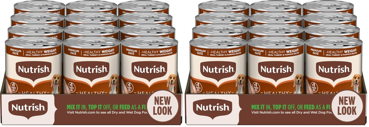 Nutrish Paté Variety Pack Wet Dog Food, 13 oz. Can, 12 Pack (Rachael Ray)