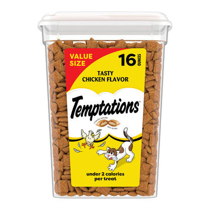 Temptations Classic Crunchy and Soft Cat Treats, Tasty Chicken, 30 oz