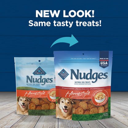 Blue Buffalo Nudges Grillers Steak Dog Treats, 16 oz