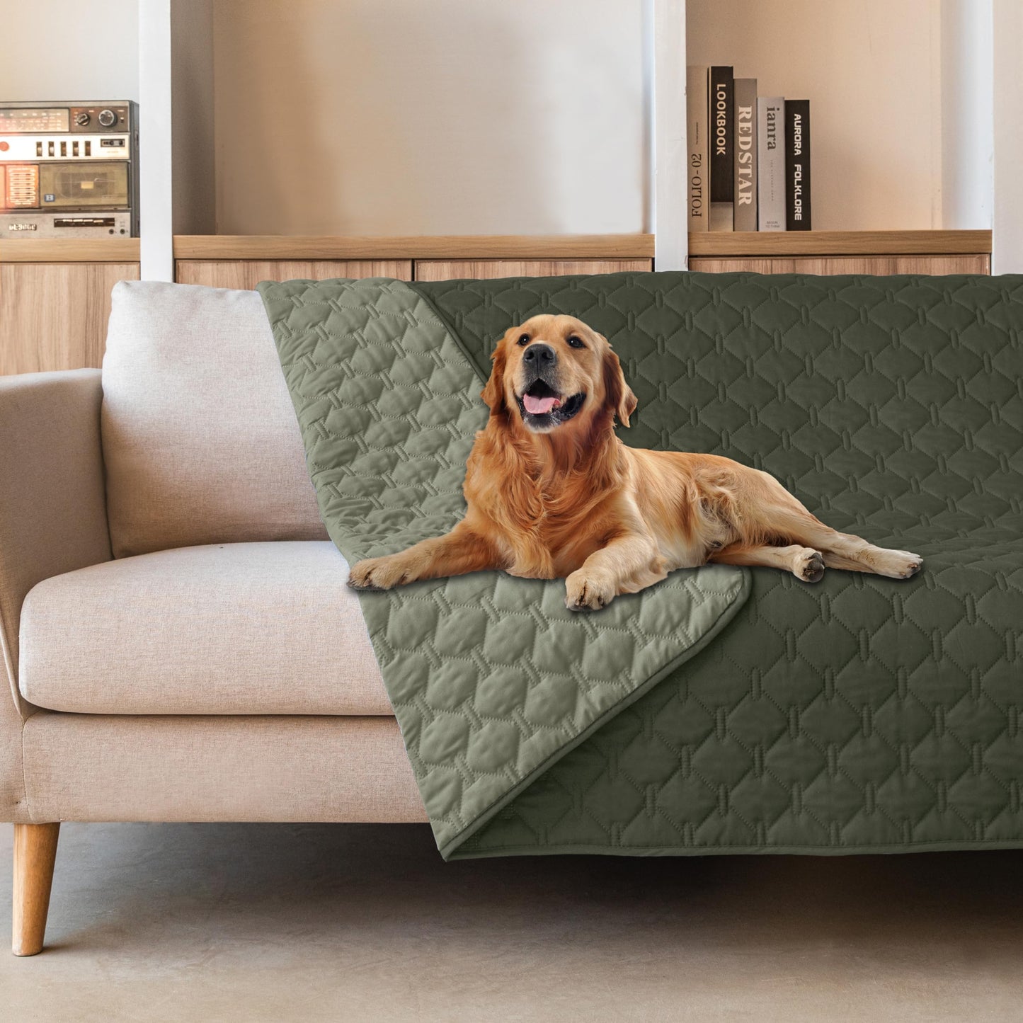 gogobunny Waterproof Blanket, Couch Covers for Dogs, Reversible Protector