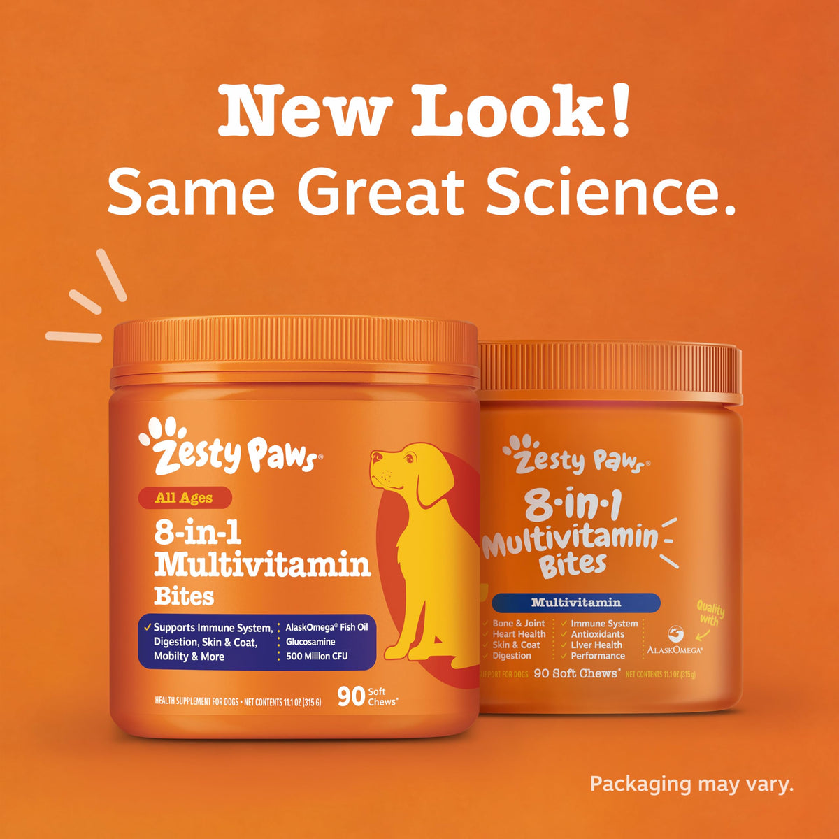 Zesty Paws Dog Vitamins - Dog Multivitamin Chews, Chicken, 90 Ct