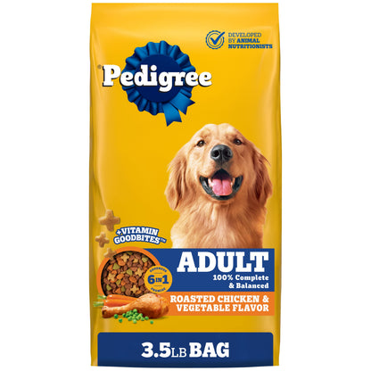 Pedigree Complete Nutrition Dry Dog Food, Steak & Vegetable, 18 lb