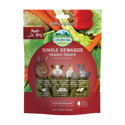 Oxbow Simple Rewards Rabbit Treats, Guinea Pig Treats, Bananas, 1 oz