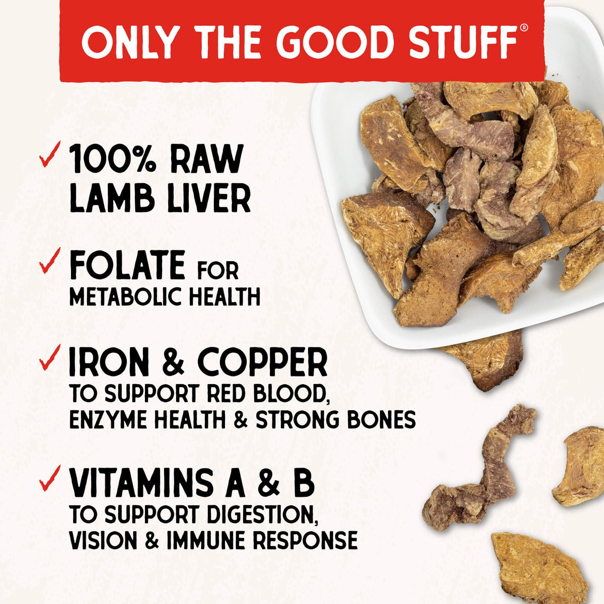 Stella & Chewy's Freeze-Dried Raw Chicken Breast Dog Treats - Single Ingredient, No Additives - Premium Training Treats - Perfect For Picky Eaters - 2.75oz Bag