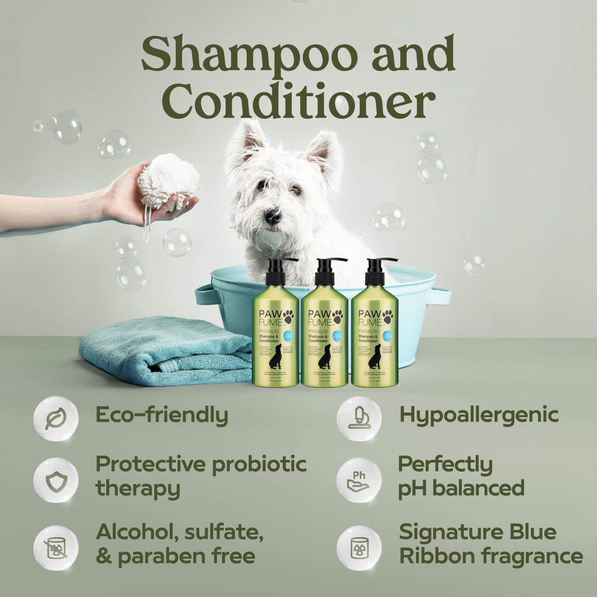 Paw Fume Dog Perfume Spray Long Lasting, Show Dog, 1-Pack