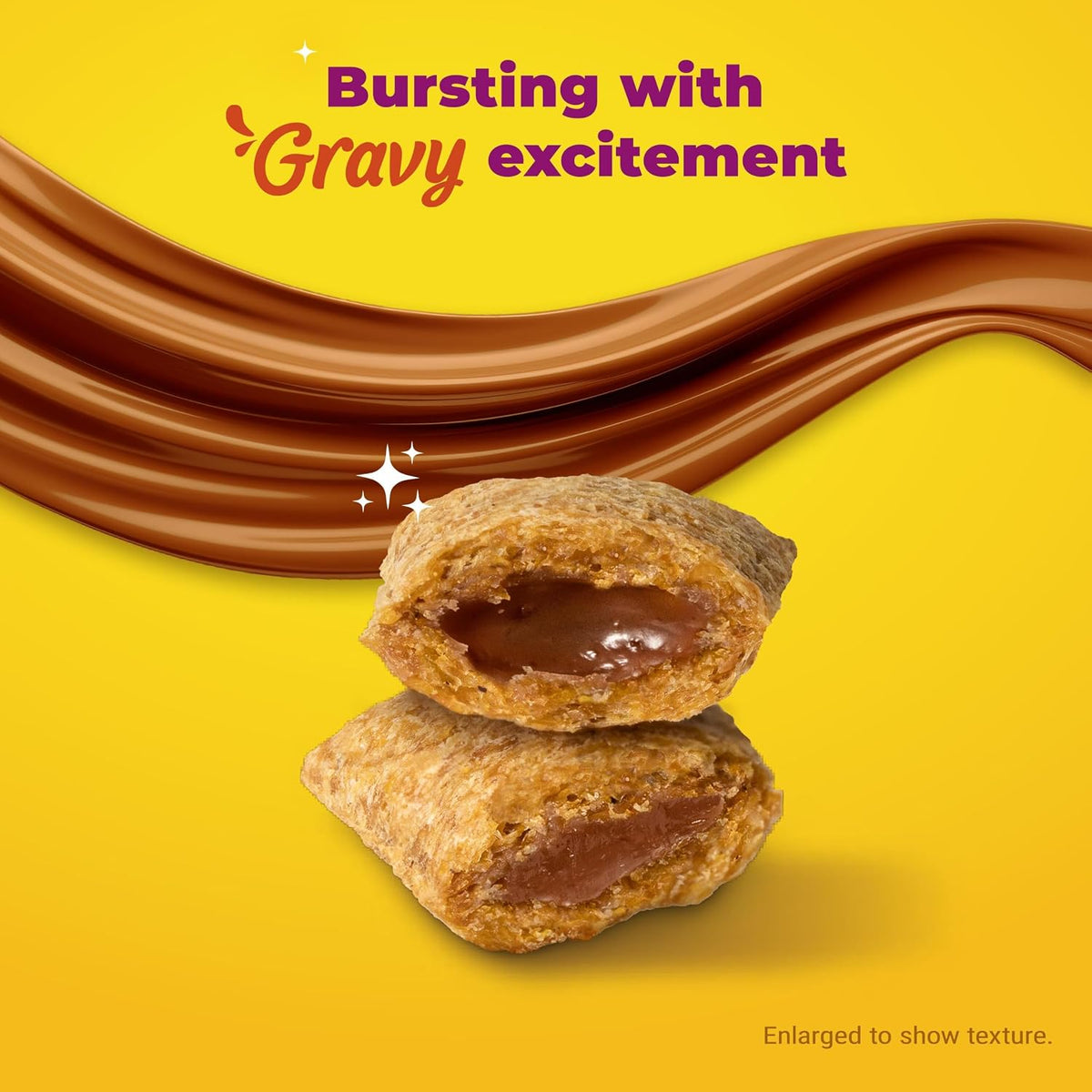 Meow Mix Gravy Bursts Chicken Flavored Cat Treats, 2.7 Oz. Bag