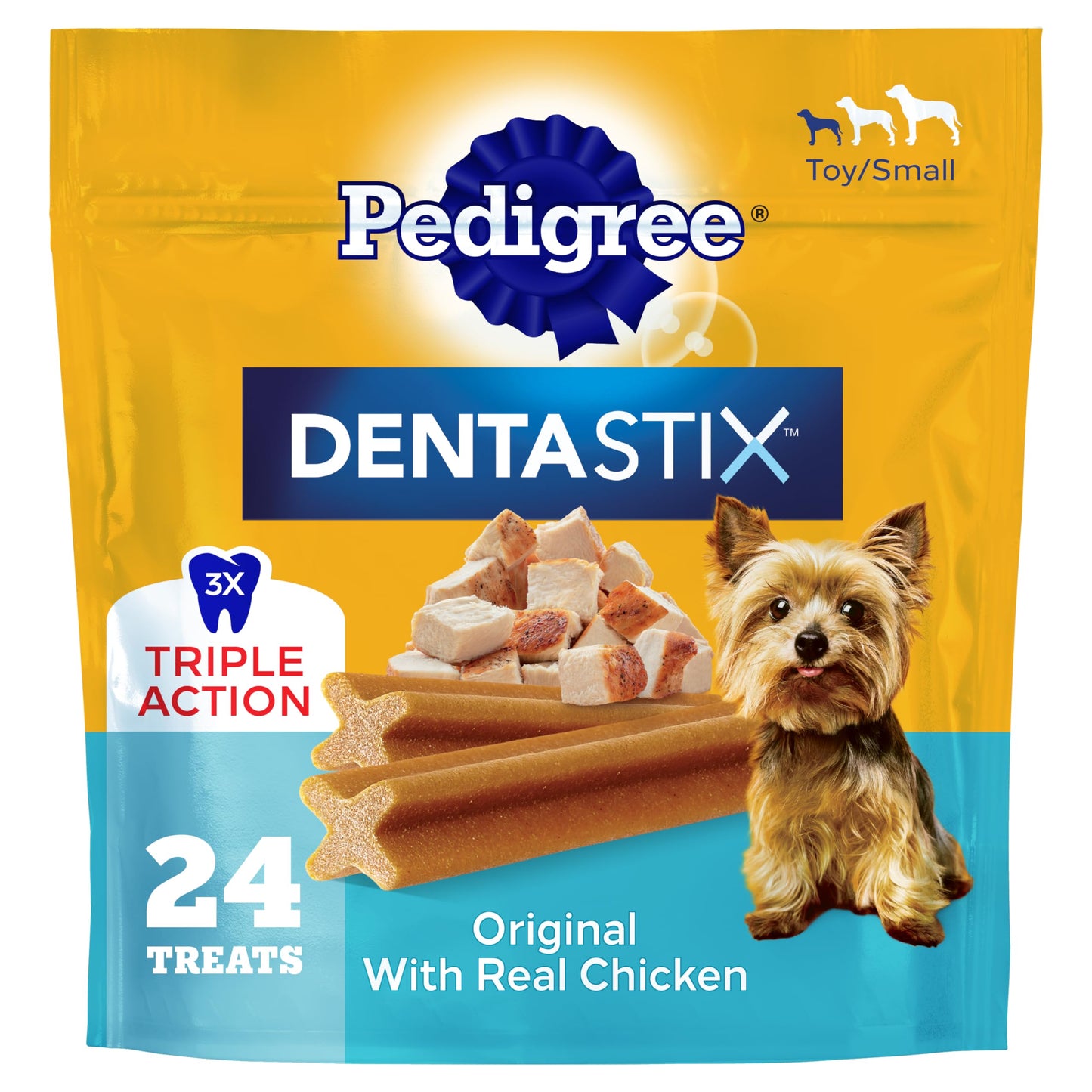 Pedigree Dentastix Small & Medium Dental Dog Treats, Original, 108 Count