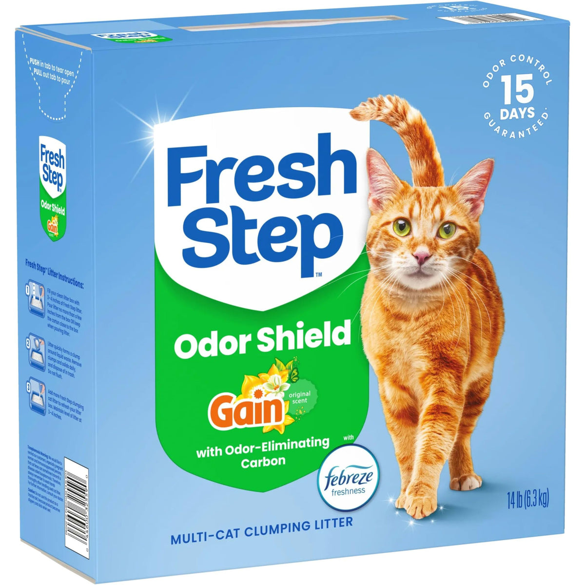 Fresh Step Extreme Clump Multi Cat Clumping Cat Litter, 14 lb.