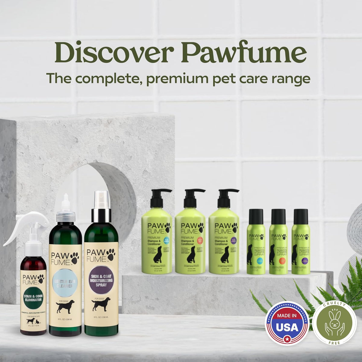 PAWFUME Stain & Pet Urine Odor Eliminator, 1-Pack