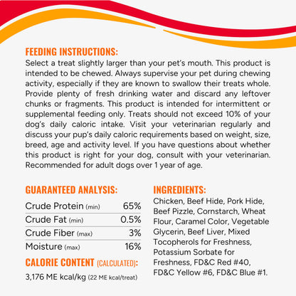 Good 'n' Fun Twists Long-Lasting Dog Treat, 35 Count (12 Pack)