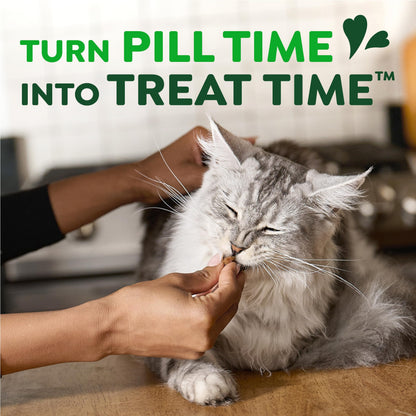Greenies Feline Pill Pockets Soft Cat Treats, Chicken Flavor, 45 Count