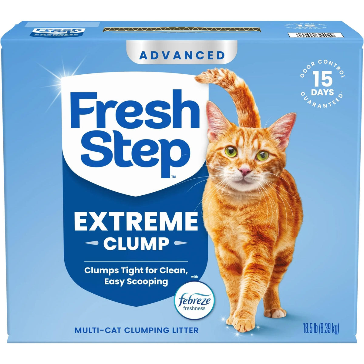 Fresh Step Advanced Heavy Duty Multi Cat Clumping Cat Litter, 17.5 lb.
