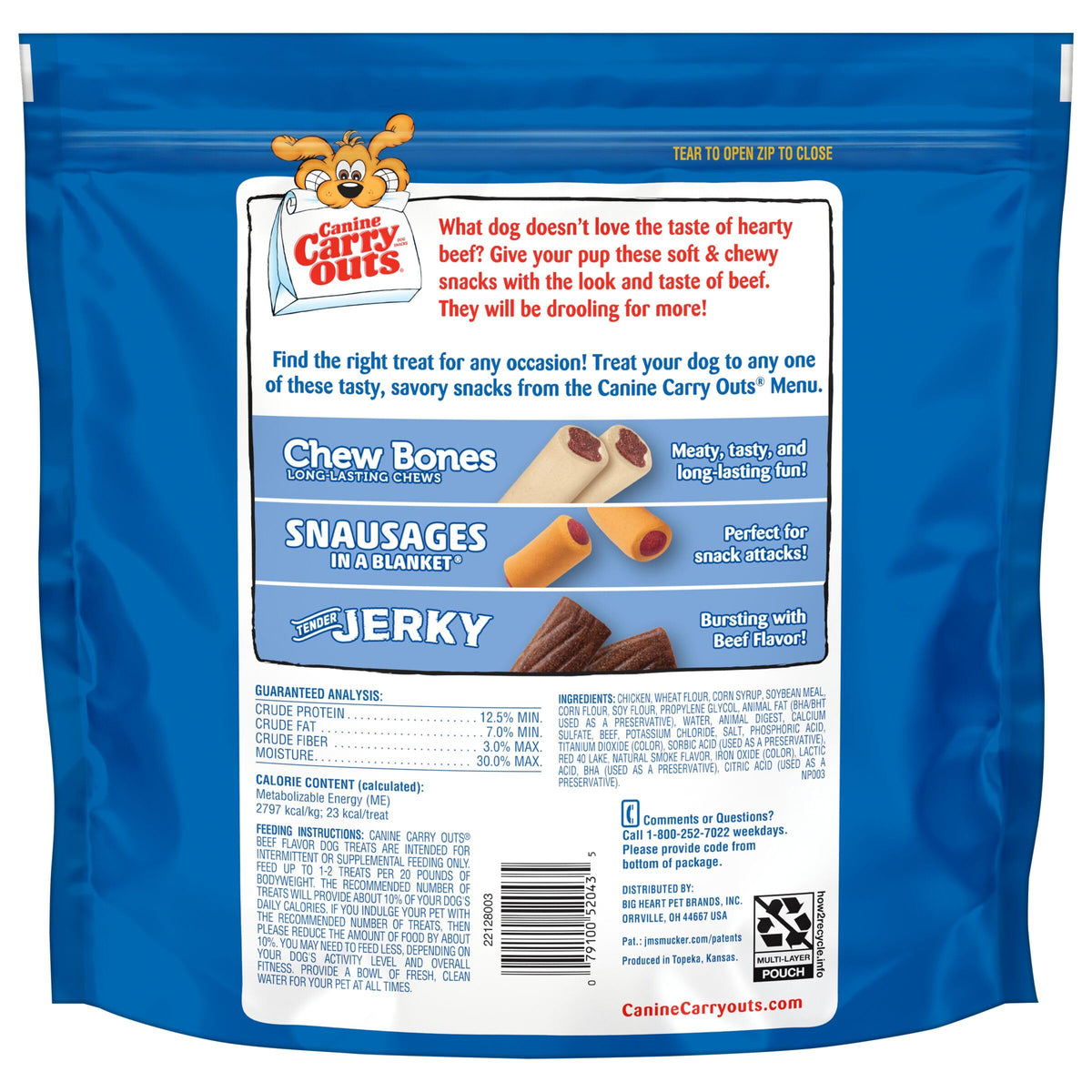 Canine Carry Outs Snausages in a Blanket Dog Treats, 4 Bags (22.5 Oz. Each)