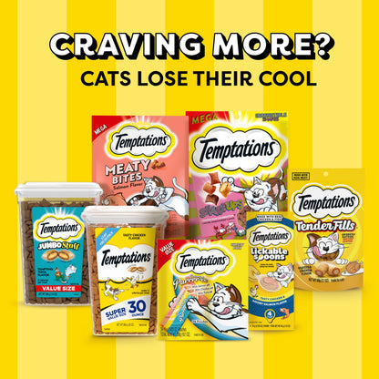 Temptations MixUps Crunchy and Soft Cat Treats, Cookout Flavor, 30 oz