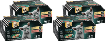 Sheba Perfect Portions Kitten Pate Wet Cat Food, Multipack, 2.6 oz, 24 ct