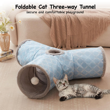 Tempcore Pet Tunnel Tube Cat Toys, Cat Tunnels for Indoor Cats