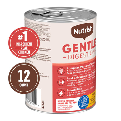Nutrish Paté Variety Pack Wet Dog Food, 13 oz. Can, 12 Pack (Rachael Ray)