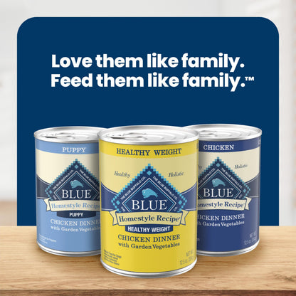 Blue Buffalo Homestyle Recipe Variety Pack Wet Dog Food, 12.5 oz, 6 ct
