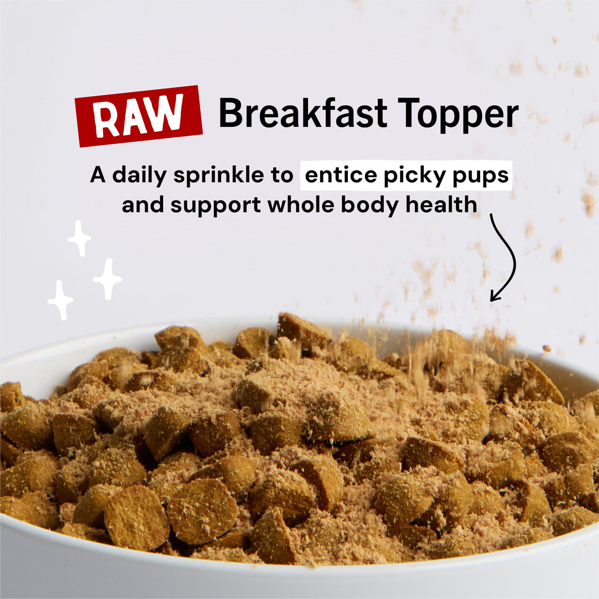 Stella & Chewy’s Freeze-Dried Raw Marie's Magical Dinner Dust – Protein Rich, Grain Free Dog & Puppy Food Topper – Grass-Fed Beef Recipe – 7 oz Bag