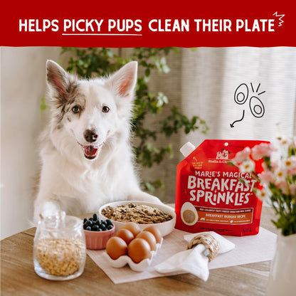 Stella & Chewy’s Freeze-Dried Raw Marie's Magical Dinner Dust – Protein Rich, Grain Free Dog & Puppy Food Topper – Grass-Fed Beef Recipe – 7 oz Bag