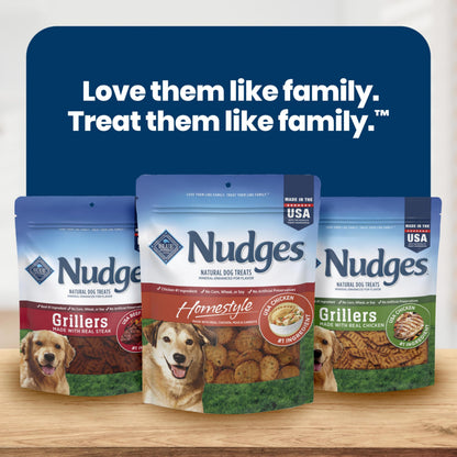 Blue Buffalo Nudges Grillers Steak Dog Treats, 16 oz