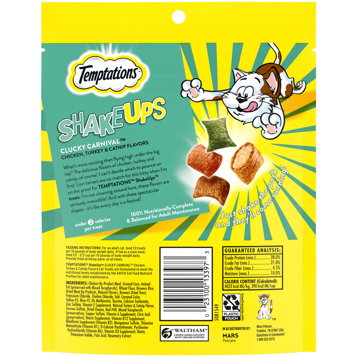 Temptations ShakeUps Cat Treats, Crustacean Celebration, 5.29 oz