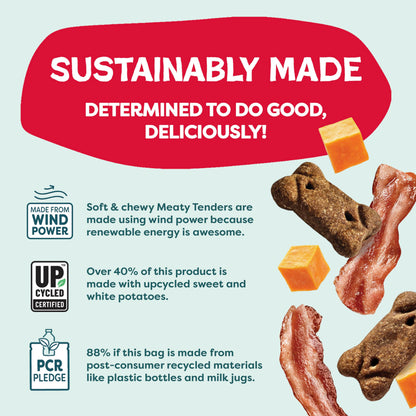 Shameless Pets Meaty Tenders Variety Pack, Soft Dog Treats, 8 Ounce (Pack of 6)