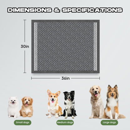 Dog Pee Pads for Dogs Extra Large 31"x47" Count with Tabs