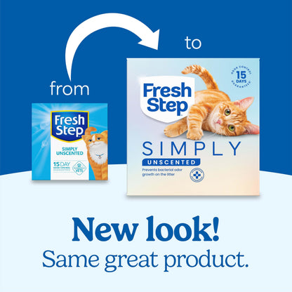 Fresh Step Advanced Odor Shield Clumping Cat Litter with Gain, 18.5 lb, 2Pk