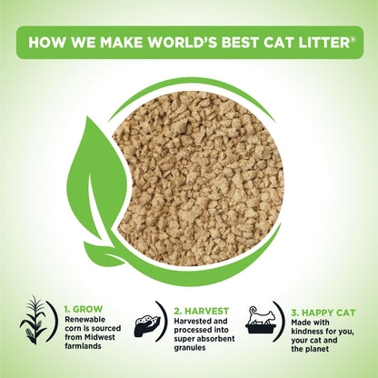 World's Best Cat Litter, Comfort Care, Unscented, Odor Control, 15 lb Bag