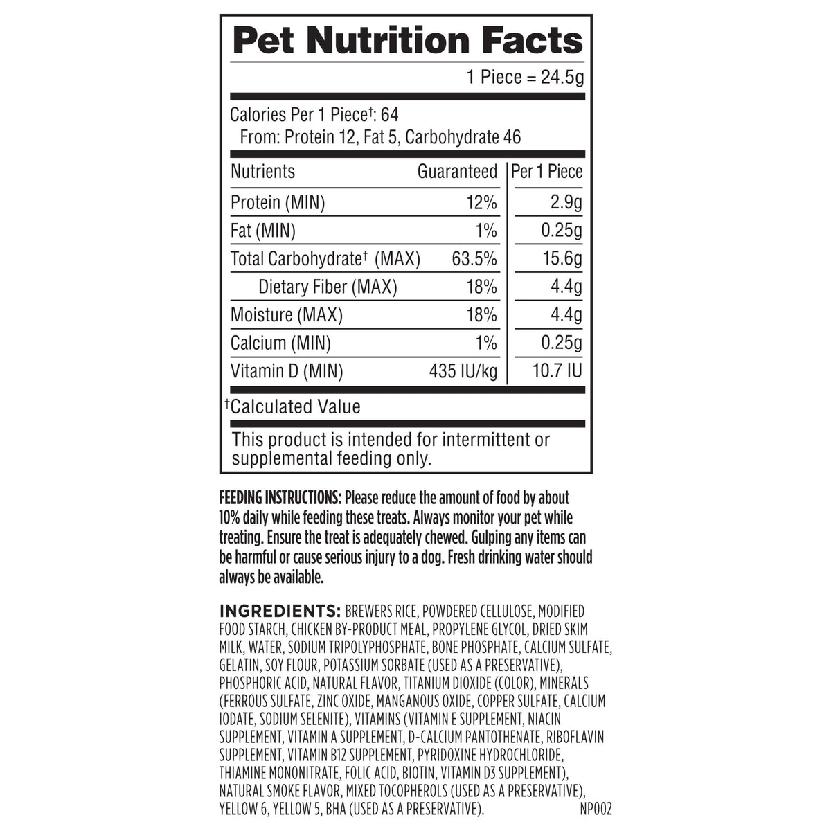 Milk-Bone Brushing Chews, Small/Medium, Original Flavor, 35 Dental Treats