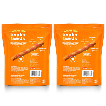 Hartz Oinkies Tender Twirls + Collagen Rawhide‑Free Dog Chews, 20 Count, 9.5 Ounce (Pack of 12)