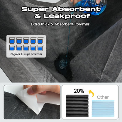 Dog Pee Pads for Dogs Extra Large 31"x47" Count with Tabs