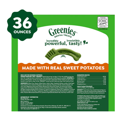 Greenies Teenie Natural Dental Dog Treats, Fresh Mint Flavor, 43 Count