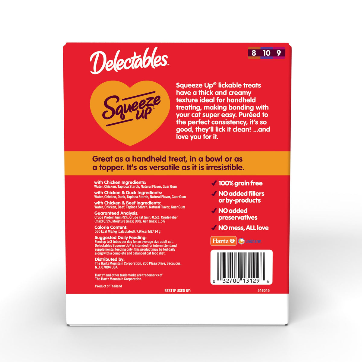 Delectables Squeeze Up Non-Seafood Variety Pack Lickable Cat Treat, 20 Count (Pack of 1)