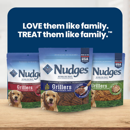 Blue Buffalo Nudges Grillers Chicken Dog Treats, 16 oz