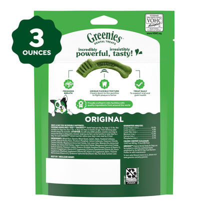 Greenies Teenie Original Natural Dental Dog Treats, Chicken, 43 Count