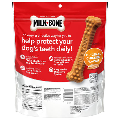 Milk-Bone Brushing Chews, Mini, Original Flavor, 90 Dental Treats