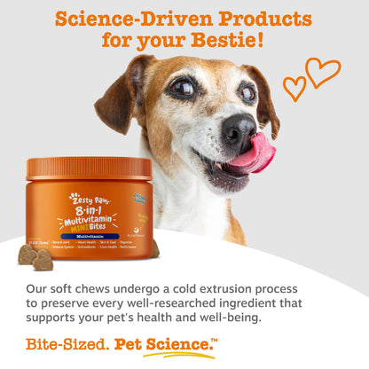 Zesty Paws Dog Vitamins - Dog Multivitamin Chews, Chicken, 90 Ct