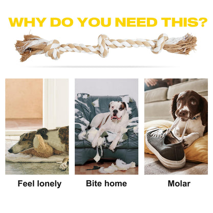 Fida Dog Rope Toys for Aggressive Chewers, Chew Toys for Large Medium Dogs