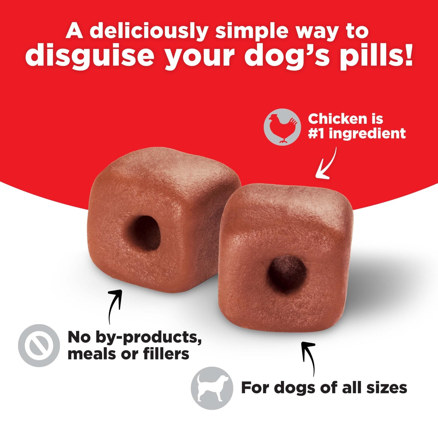 Milk-Bone Pill Pouches, Hickory Smoked Bacon Flavor, 30 Pill Pouches