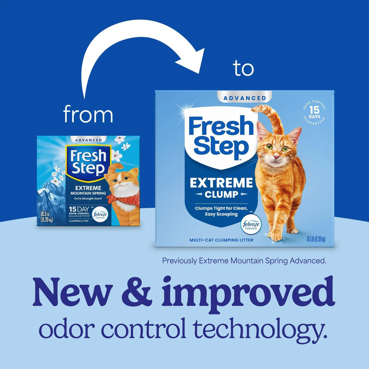 Fresh Step Advanced Heavy Duty Multi Cat Clumping Cat Litter, 17.5 lb.