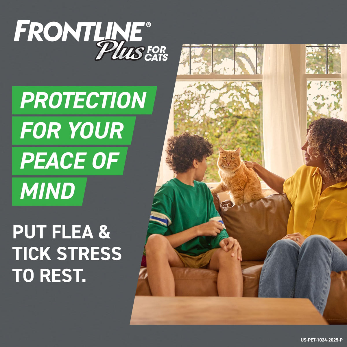 FRONTLINE Plus Flea & Tick Spot Treatment for Cat & Kitten (Green) Count of 3