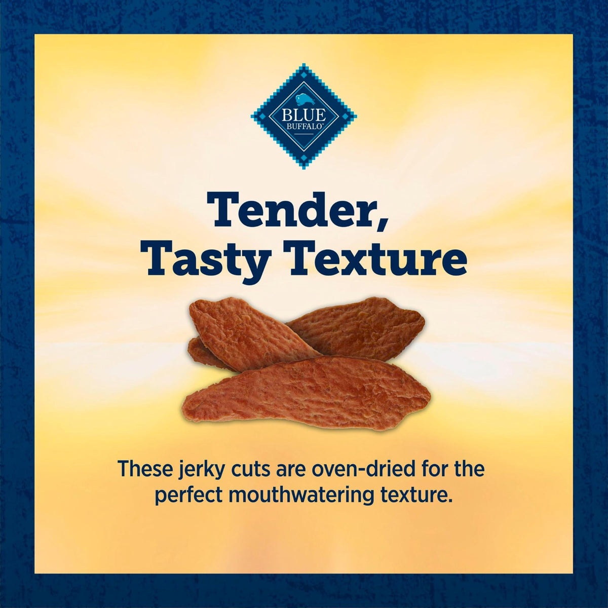 Blue Buffalo True Chews Premium Jerky Cuts Steak Dog Treats, 10 oz