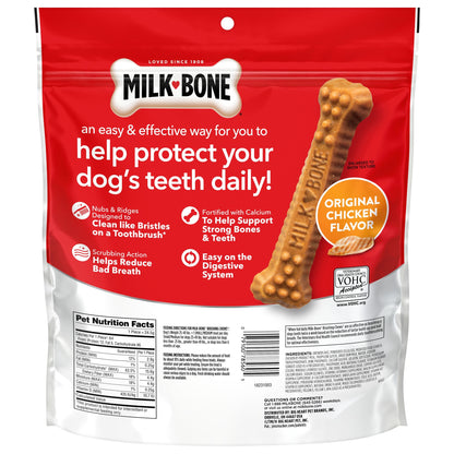 Milk-Bone Brushing Chews, Mini, Original Flavor, 90 Dental Treats