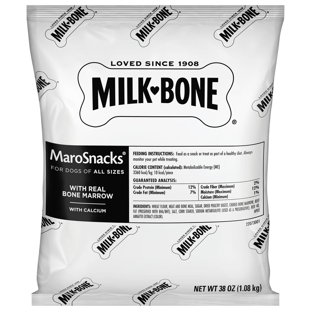 Milk-Bone MaroSnacks Small Dog Treats with Real Bone Marrow, 40 Oz.