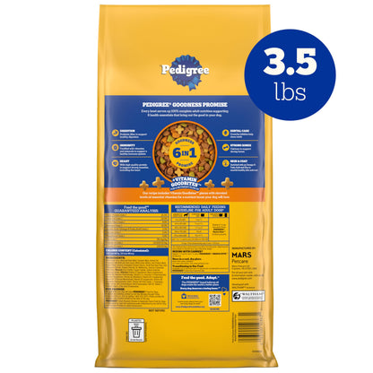 Pedigree Complete Nutrition Dry Dog Food, Steak & Vegetable, 18 lb