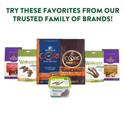 Wellness WHIMZEES Value Pack Natural Dog Dental Treat, Chews, Freshens Breath, Large Size, 50.9 oz Box, 24 Count